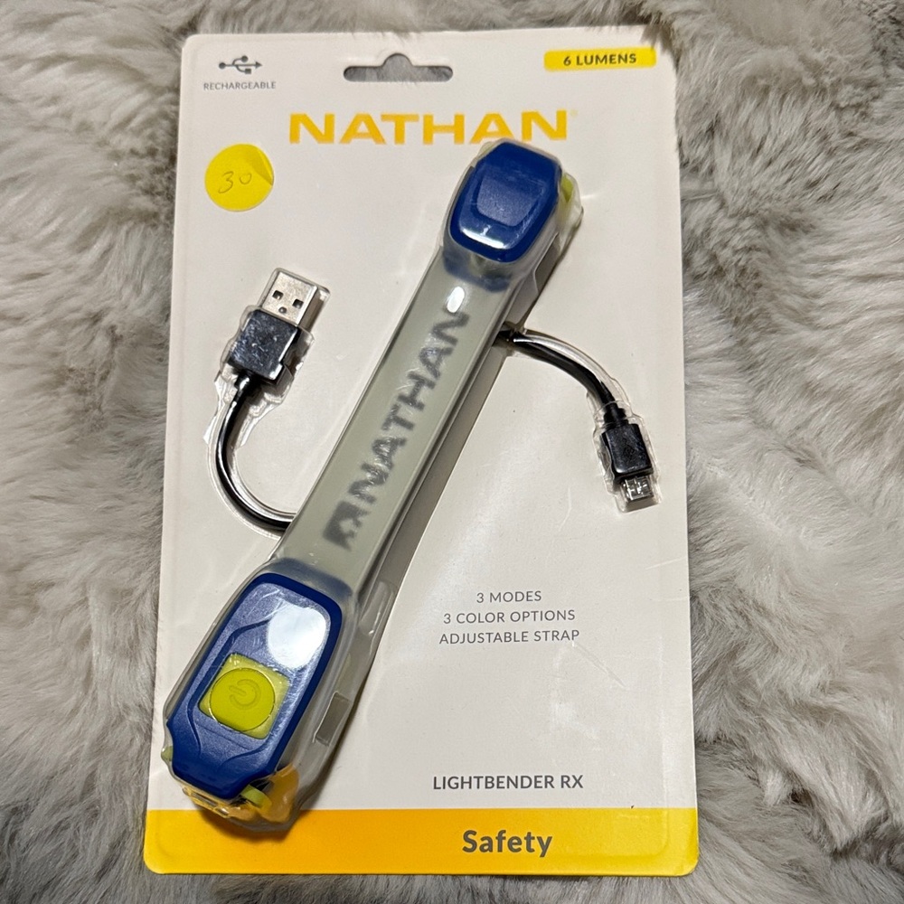 Nathan Lightbender RX Safety Device in White and Black